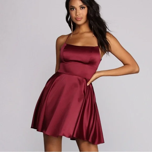 Windsor | Dresses | Windsor Strapless Wine Satin Dress | Poshmark Windsor | Dresses | Windsor Strapless Wine Satin Dress | Poshmark